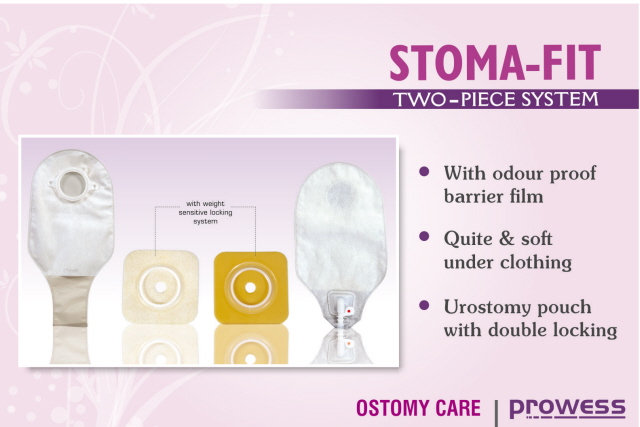 Stoma-fit two piece system in india , colostoma belt in india , tail closure clips in india